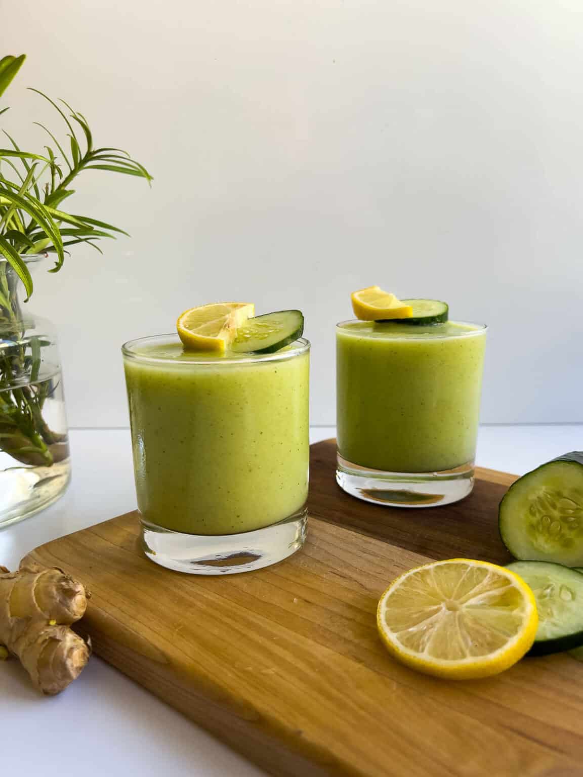 Pineapple And Cucumber Smoothie For Weight Loss Our Plant Based World