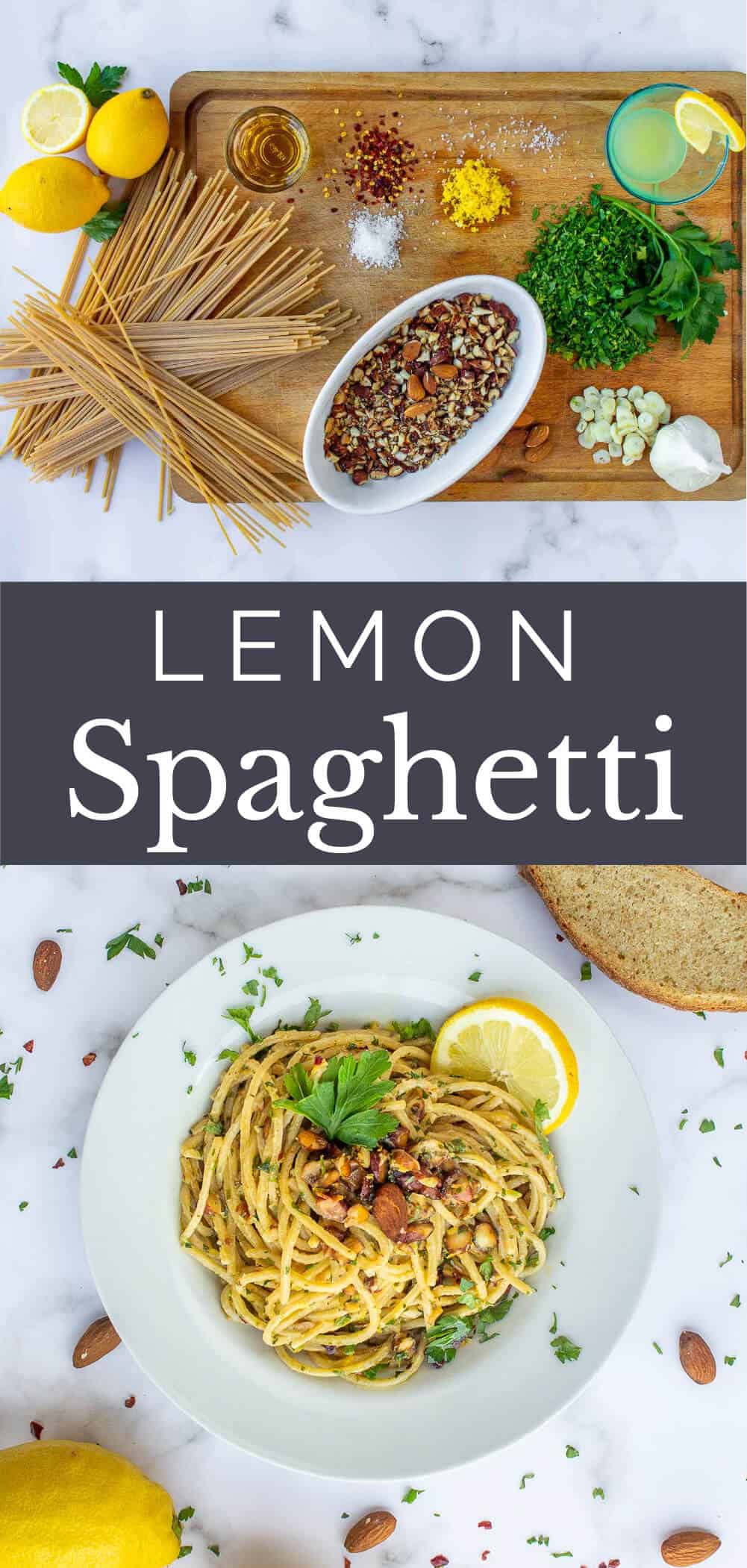 Italian Summer Pasta with Lemon and Garlic