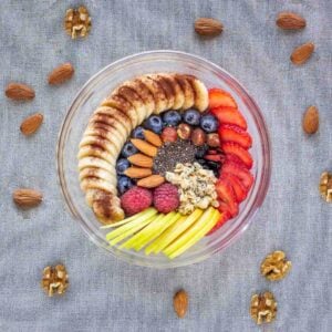 FRUIT BOWL on a table