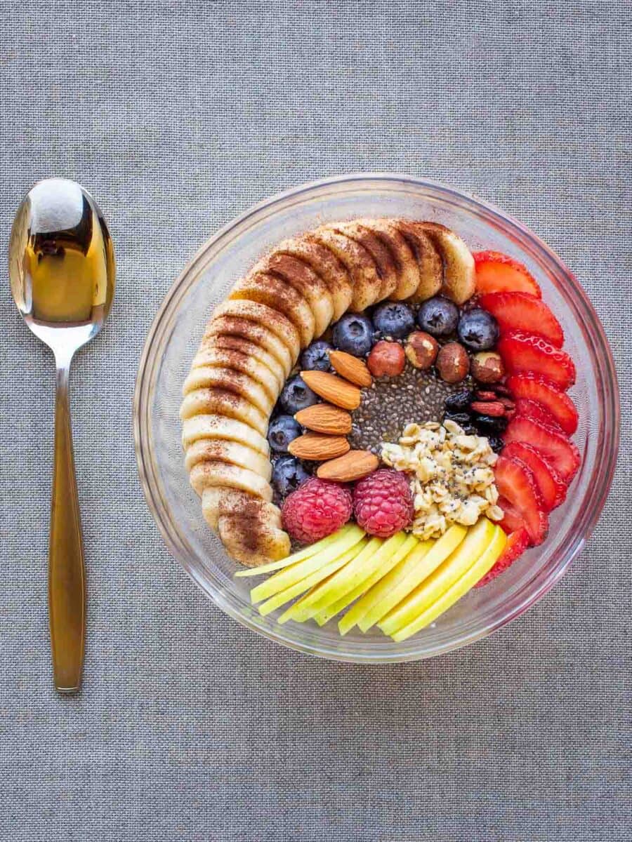 Desayuno Fruta Bowl Receta • Our Plant-Based World