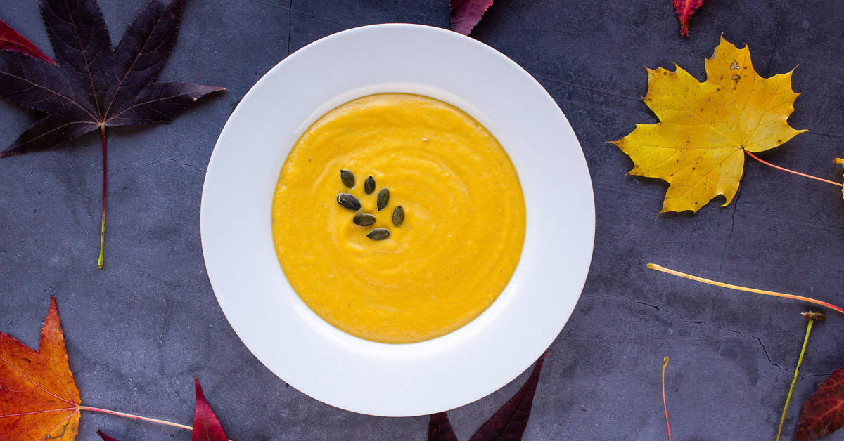 Creamy Vegan Pumpkin Soup without Coconut Milk