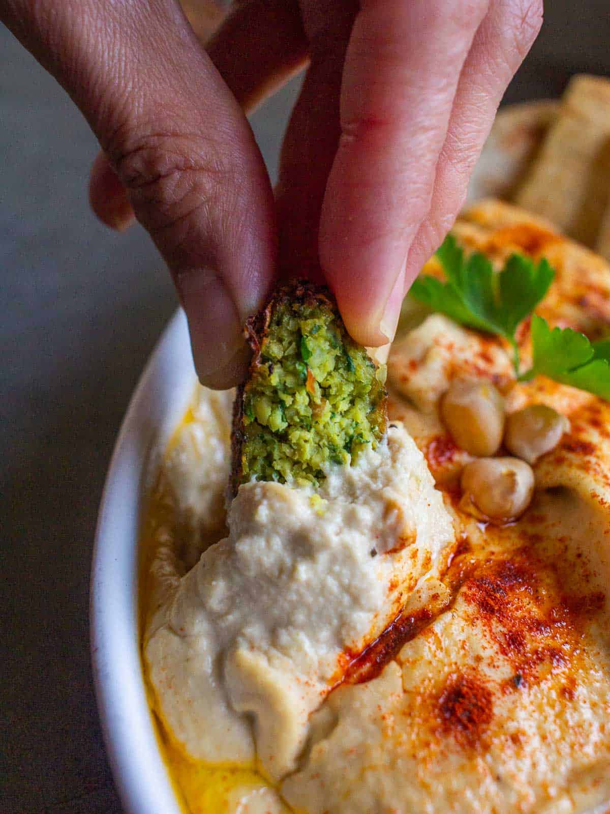 Hummus and Falafel