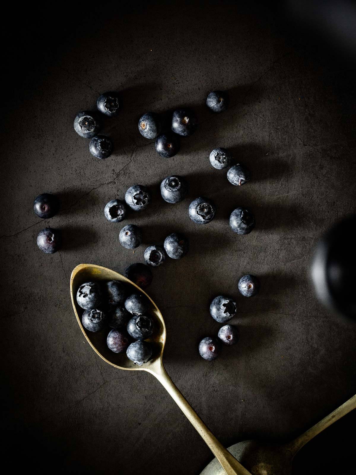 Spoon of Blueberries