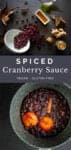 healthy cranberry sauce
