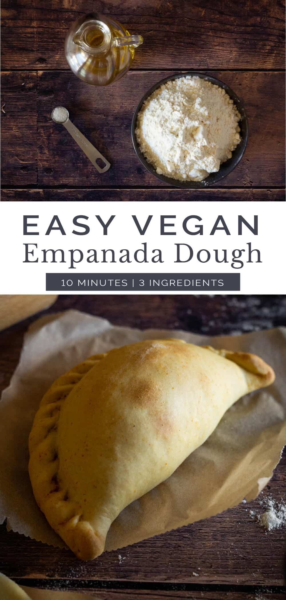 vegan empandas dough pin English