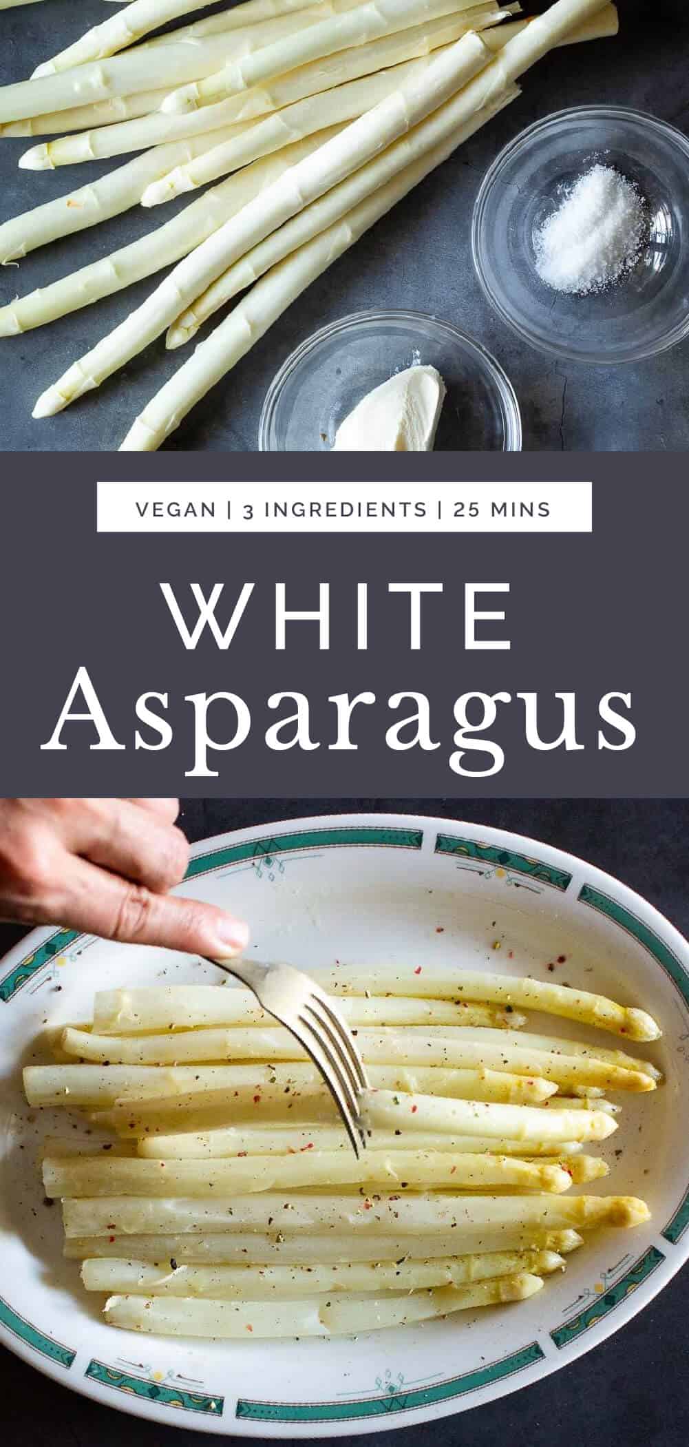 how to cook white asparagus