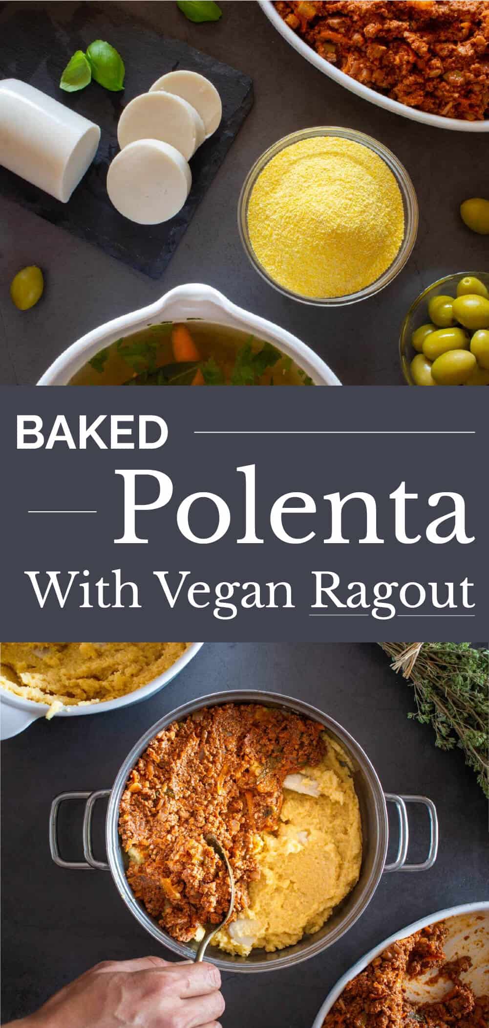 Vegan Polenta Recipe with Tofu Ragout