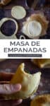 vegan empandas dough pin Spanish