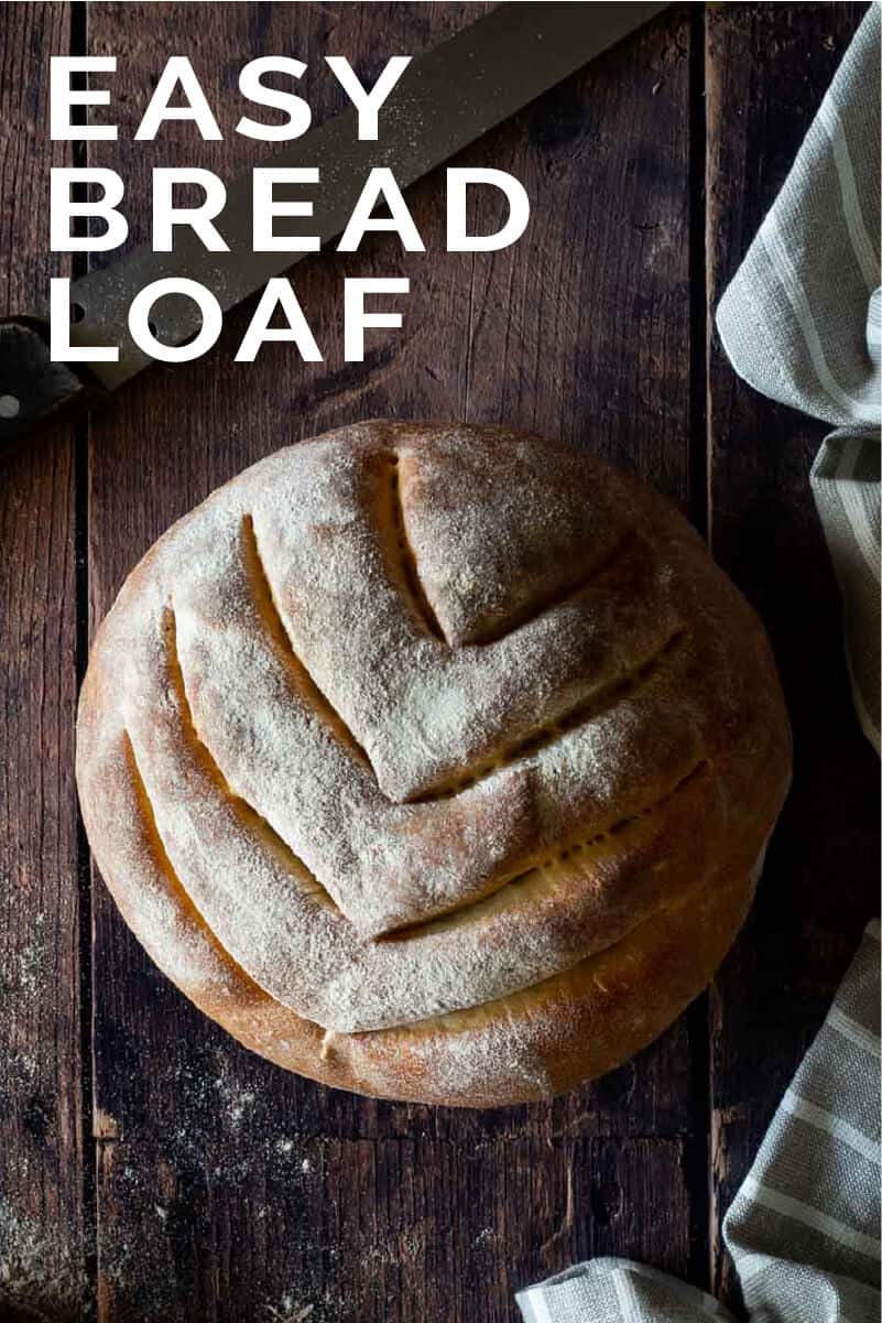 easy bread loaf artisan bread
