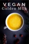 vegan golden milk pin