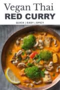 vegan thai red curry pin