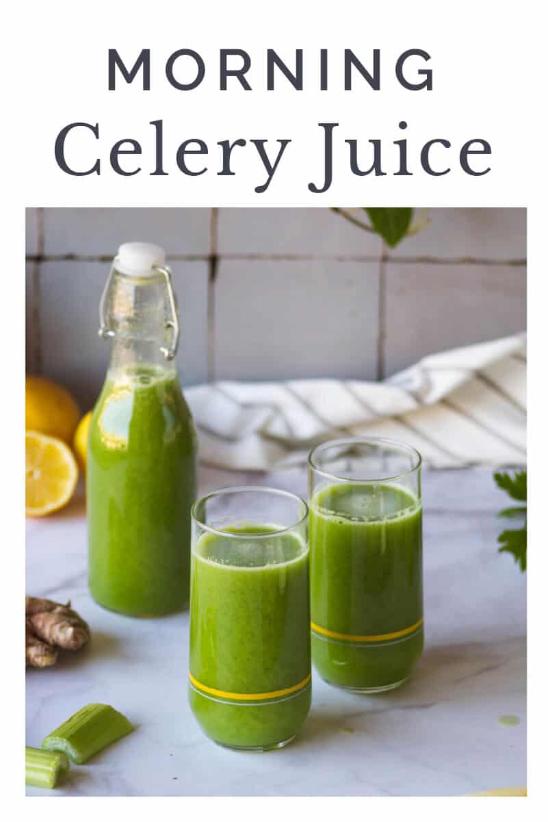 morning celery juice