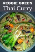 Pasador de curry verde tailandés