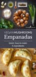 Mushrooms Empanadas served
