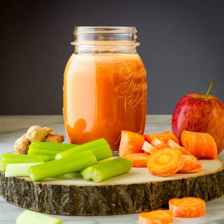 Carrot juice benefits + Carrot, Apple, Celery Juice Recipe