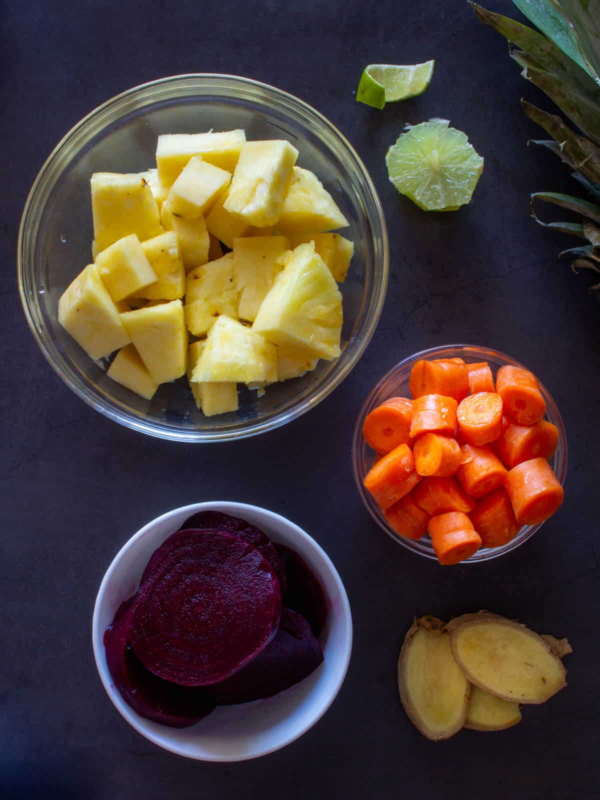 Beetroot Detox Juice chopped produce