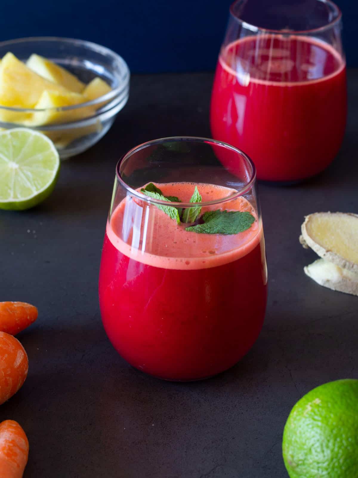 Carrot and beetroot outlet juice for weight loss