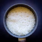Jasmine Rice in a pot