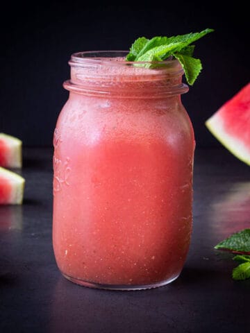 Watermelon Smoothie in glass