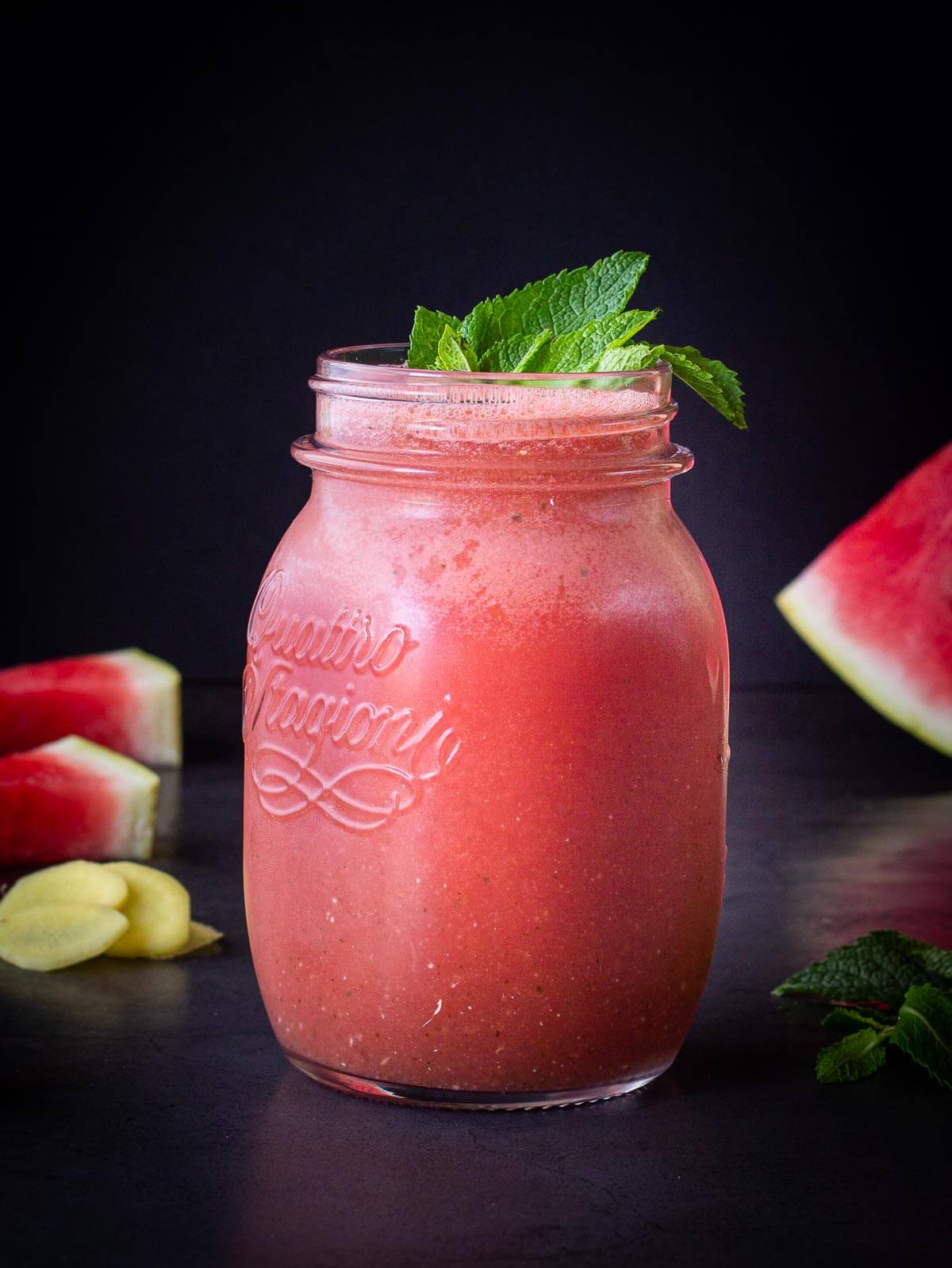 Watermelon Smoothie in glass