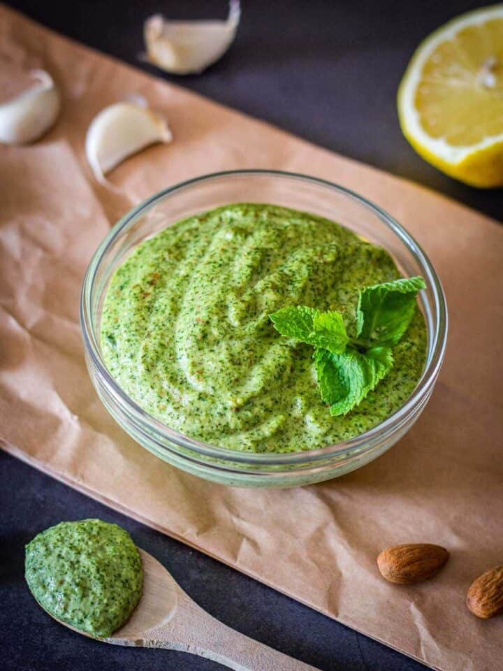 Mint Pesto (Pesto di Menta) Our PlantBased World
