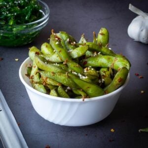 Garlic Edamame