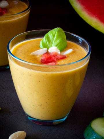 Watermelon Rind Soup Gazpacho Featured Image