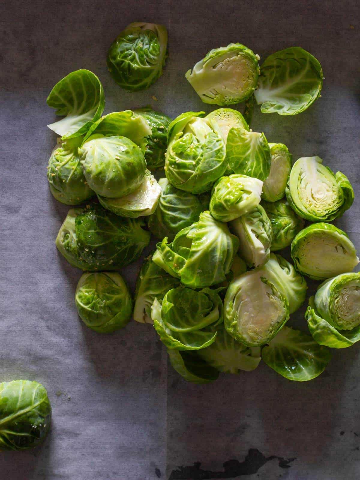 raw brusssels sprouts