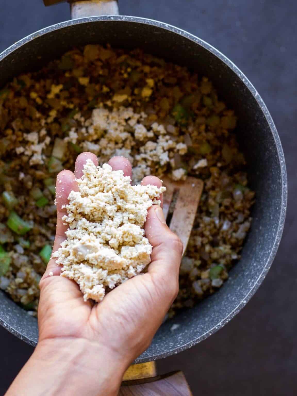 Vegan Baked Polenta Recipe with Tofu Ragout | Our Plant-Based World