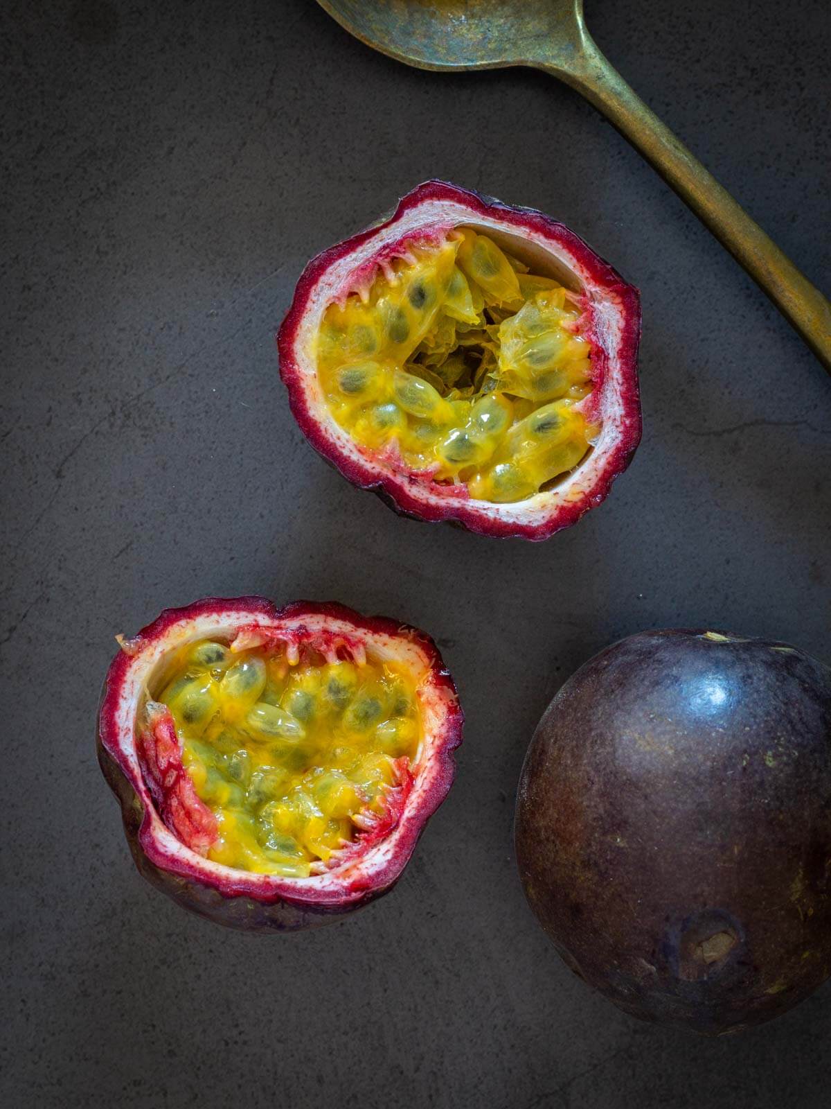 open passion fruit