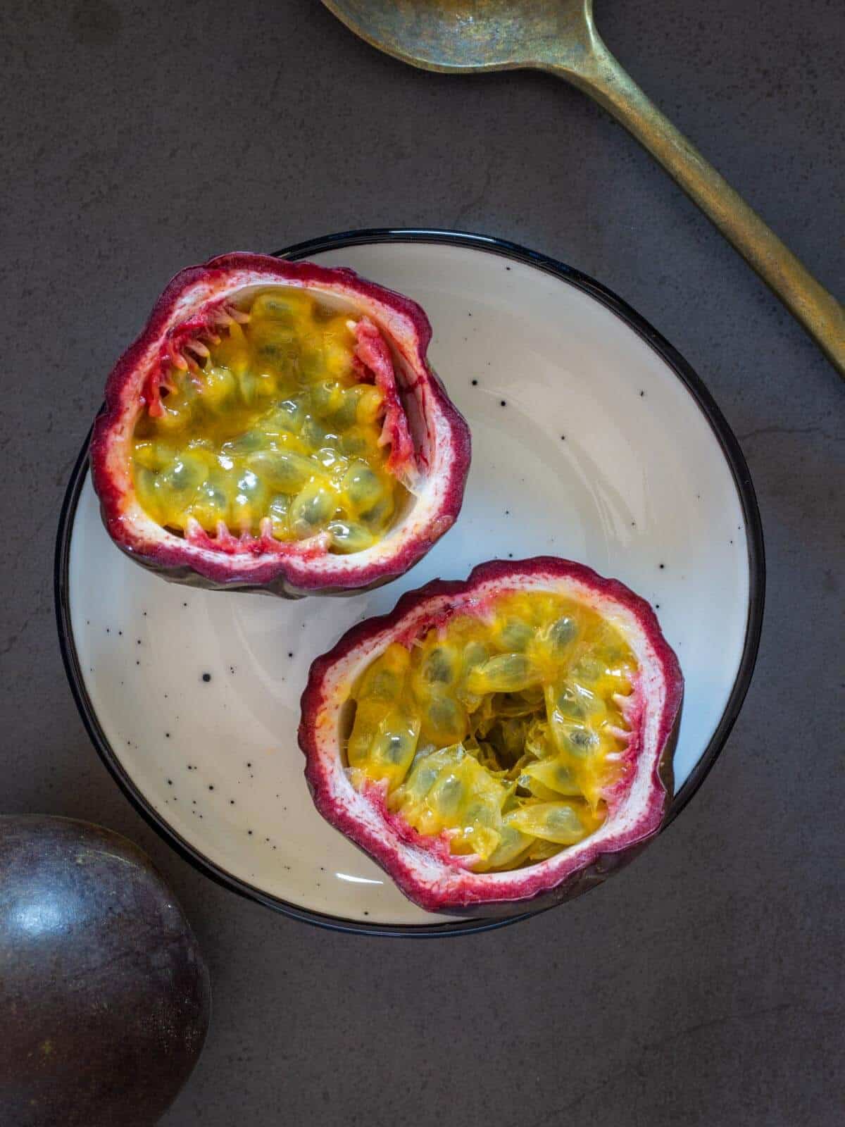 open passion fruit