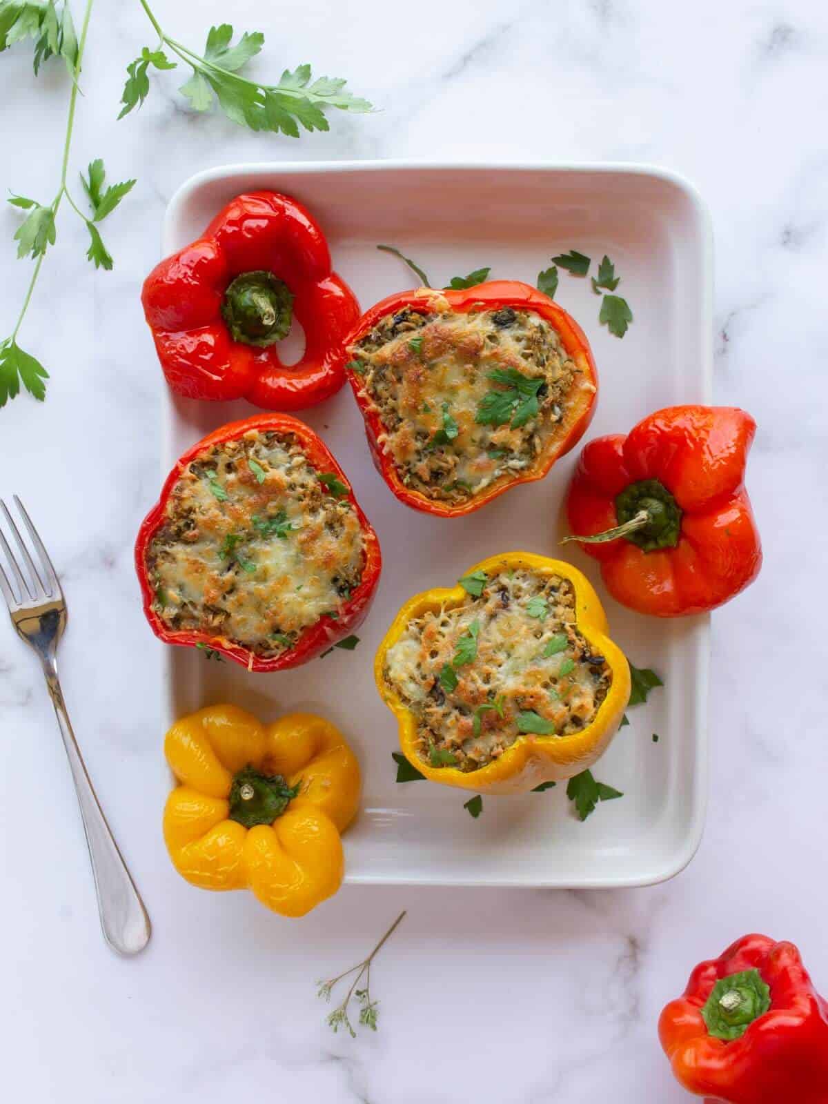 baked stuffed peppers 