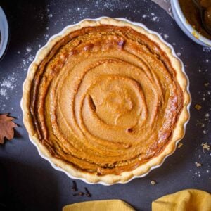 vegan pumpkin pie