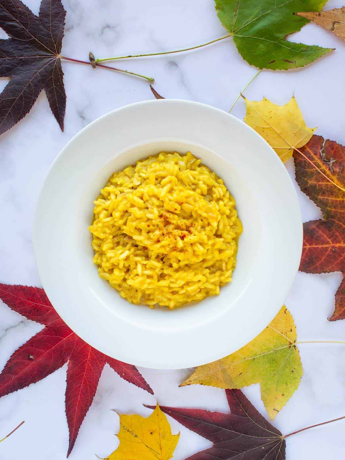 saffron risotto