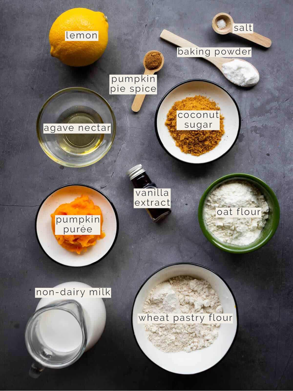 vegan pumpkin pancakes ingredients