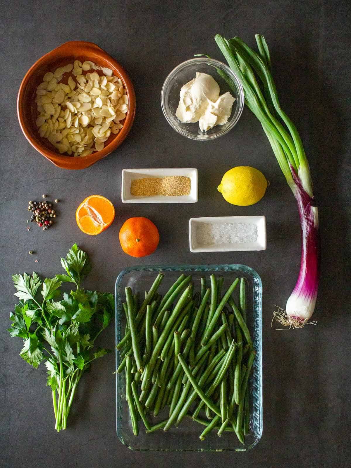 Green Beans With Almonds Ingredients
