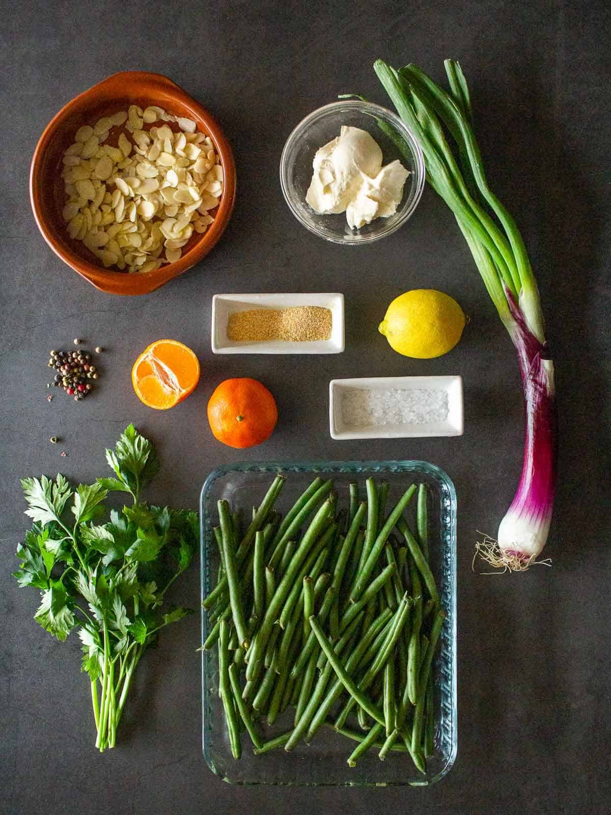 easy Green Beans With Almonds Ingredients.