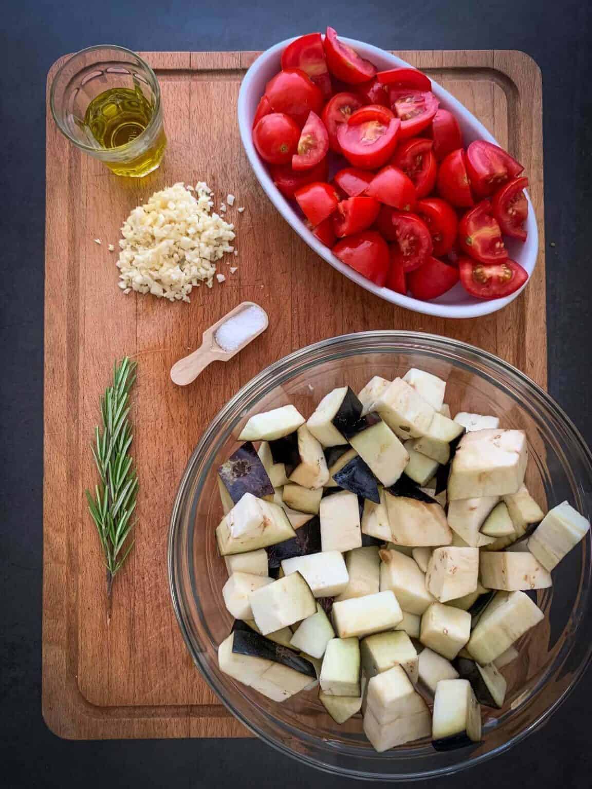 Italian Eggplant Stew 4 Ingredients Our PlantBased World