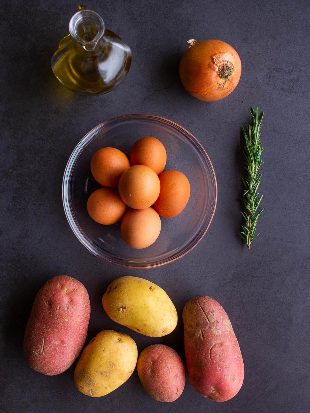 Spanish Omelette Ingredients