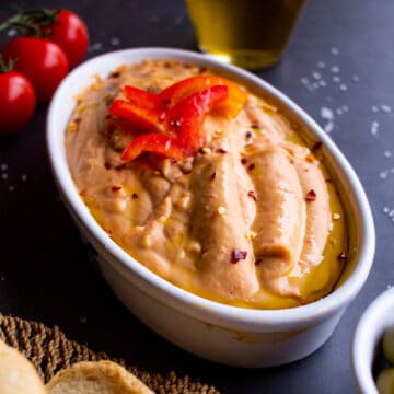 Roasted Red Pepper Hummus Recipe