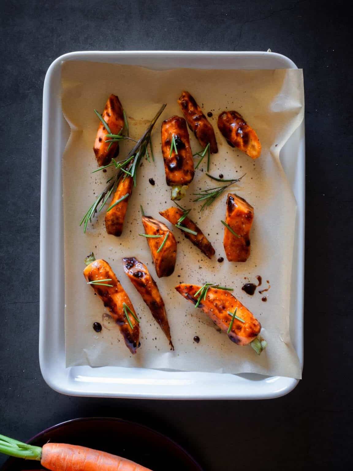 Miso Maple Glazed Carrots Recipe Our PlantBased World