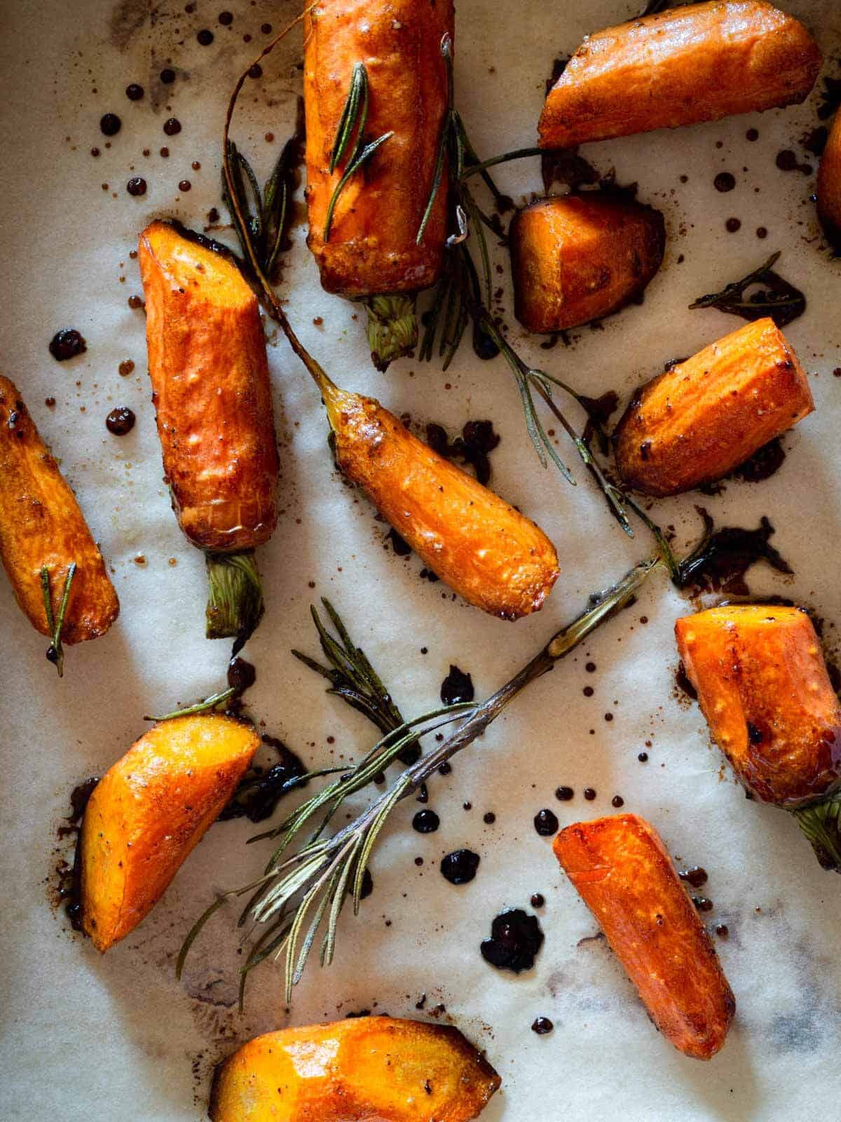 miso maple glazed carrots recipe