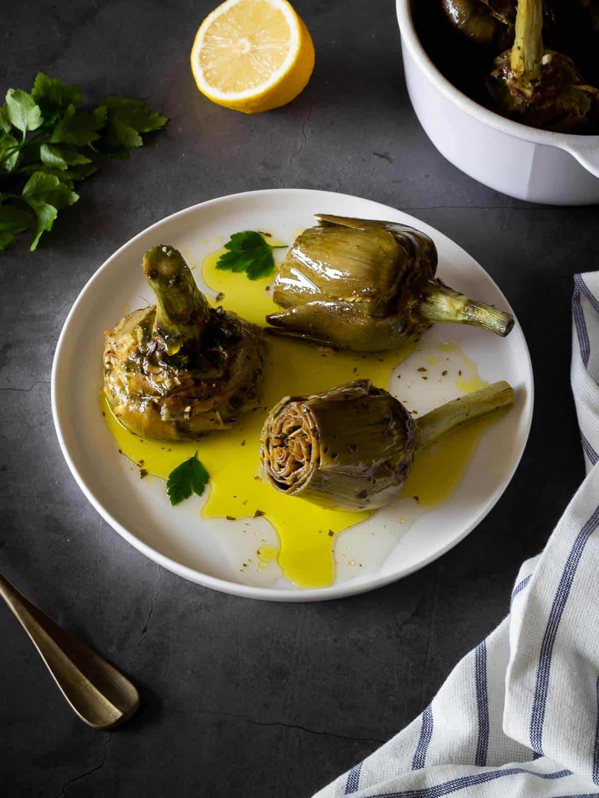 Roman-style-artichokes