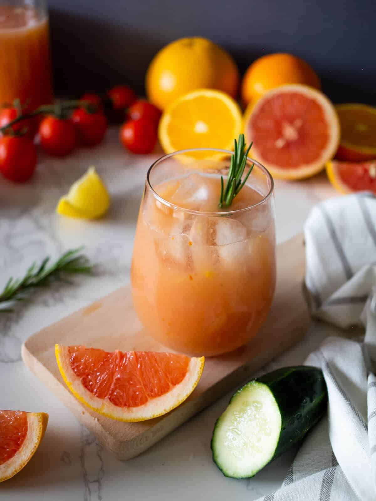 Fresh Squeezed Orange Juice (No Juicer Needed)