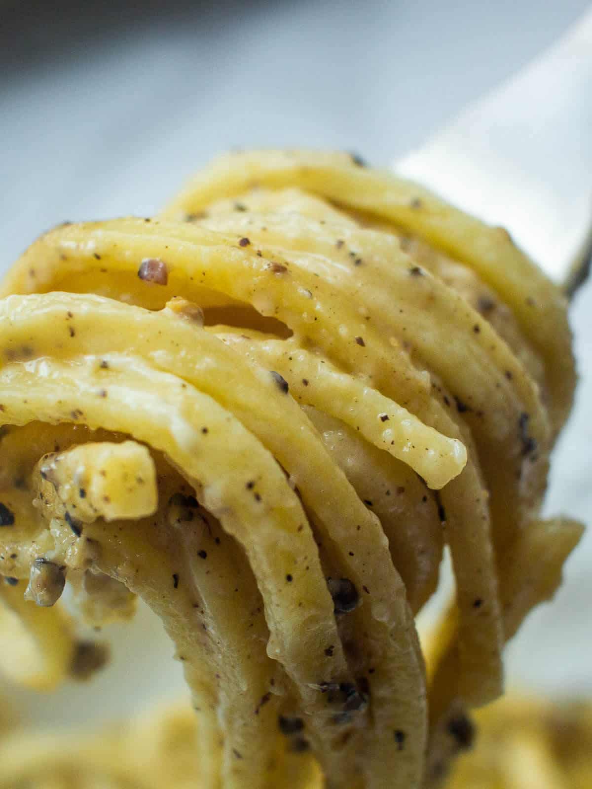 Cacio e Pepe Spaghetti Bite