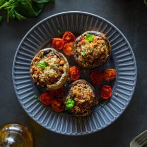 stuffed portobello mushrooms featured image