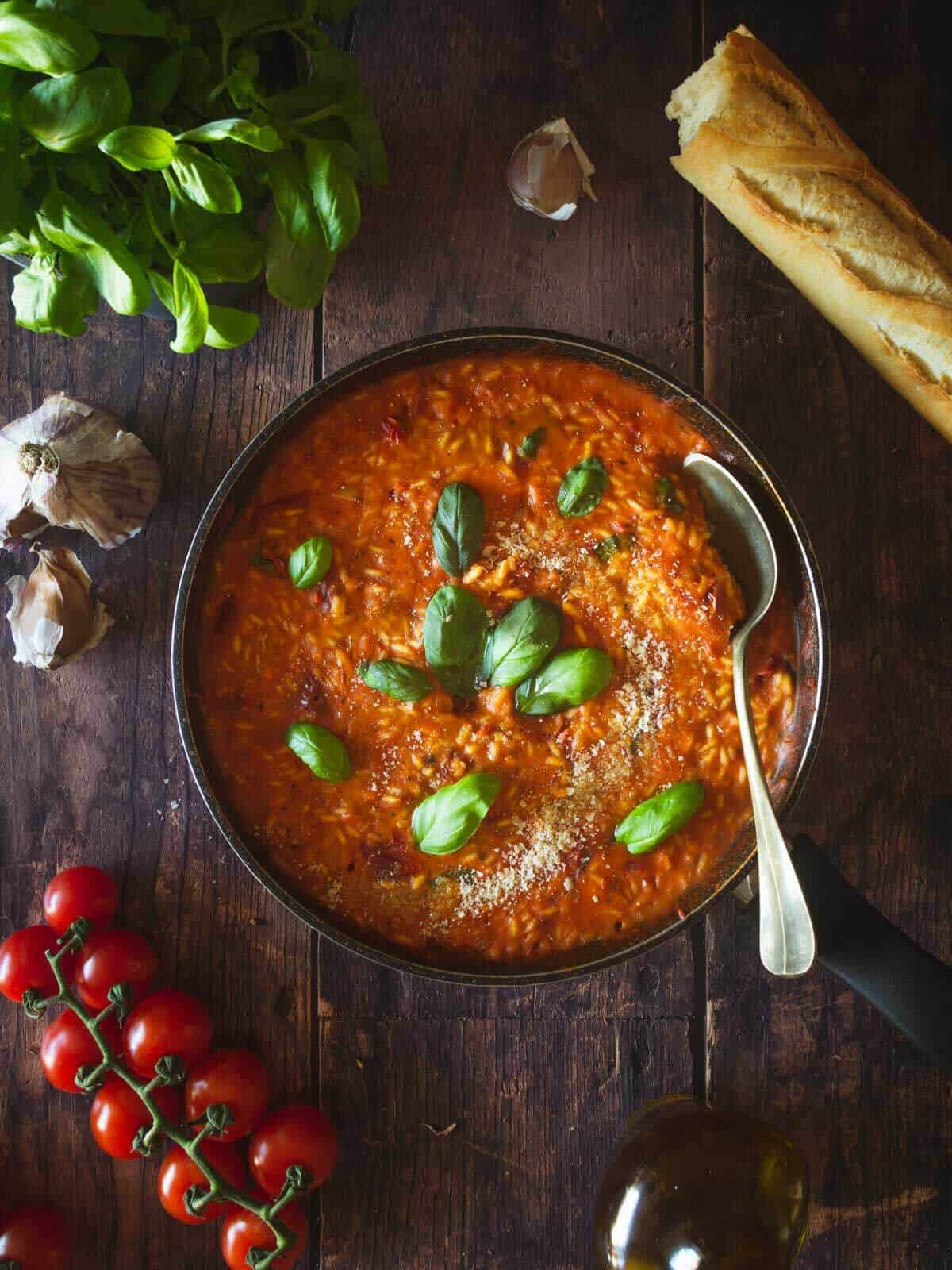 enjoy your creamy sun-dried tomato recipe with bread