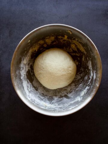 Ball shaped bread Dough.