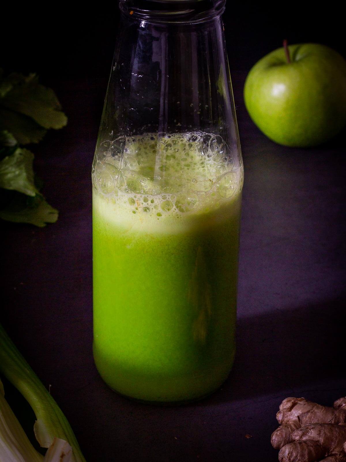 Bottle of Morning Celery Juice