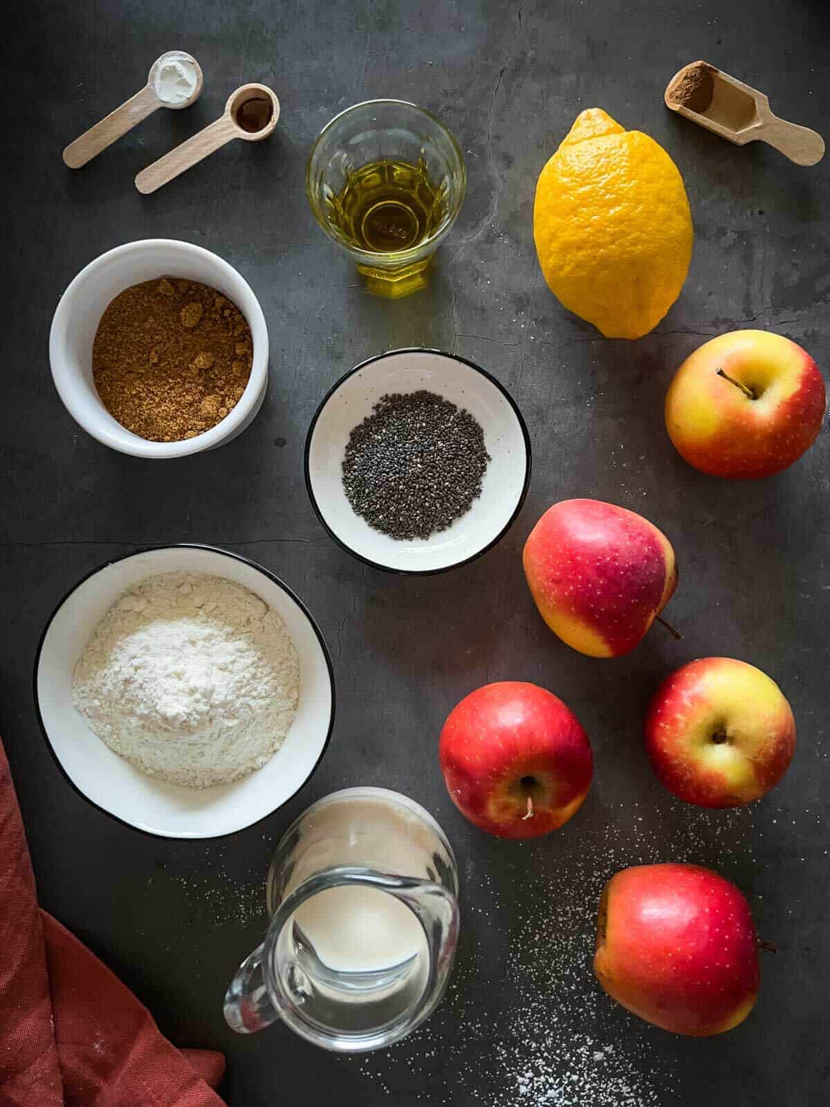 vegan apple cake ingredients
